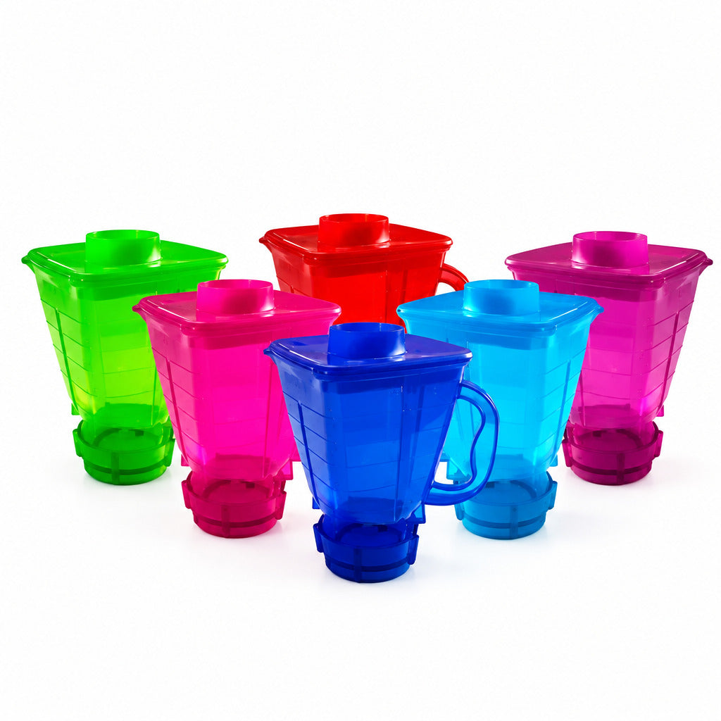 LICUABABY 750ML Multicolor Pack de 48 – Vasos para Michelada y Coctelería