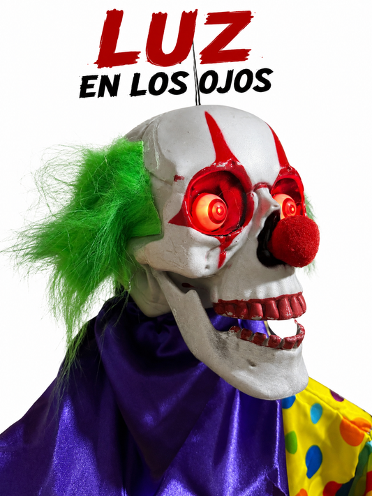 PAYASO CON SONIDO HALLOWEEN