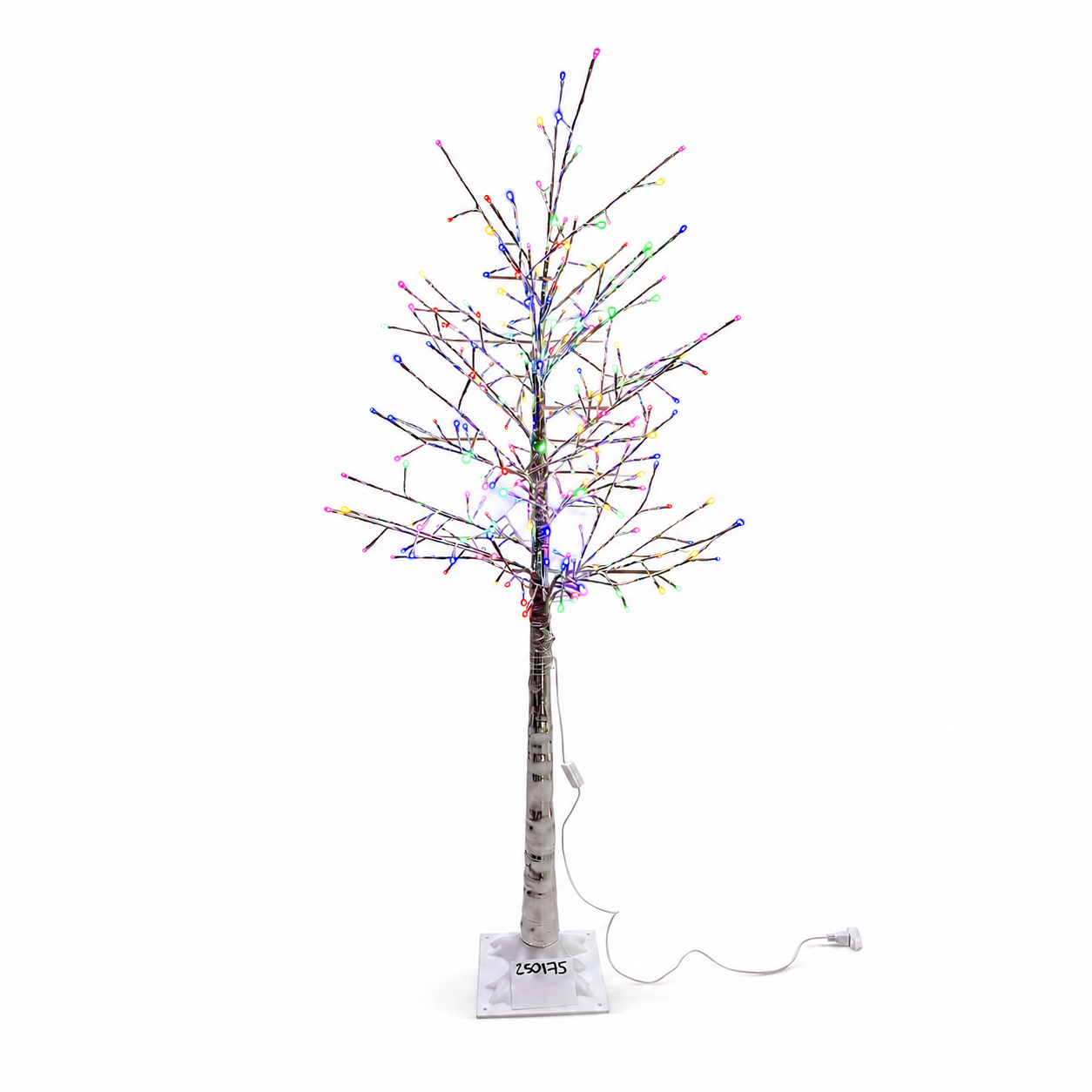 ARBOL PLATEADO 1.5M L/COLORES C/20