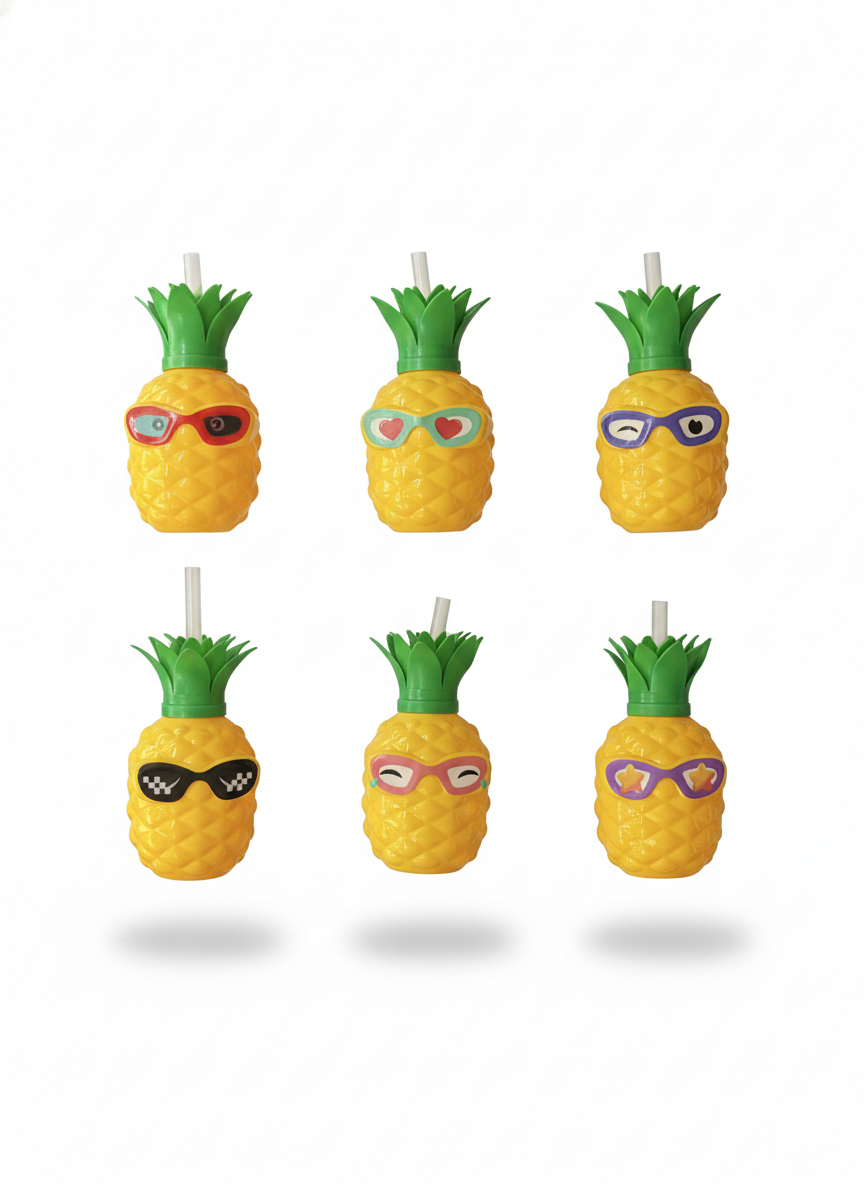 VASO PIÑA C/LENTES C/100pZ AE241302