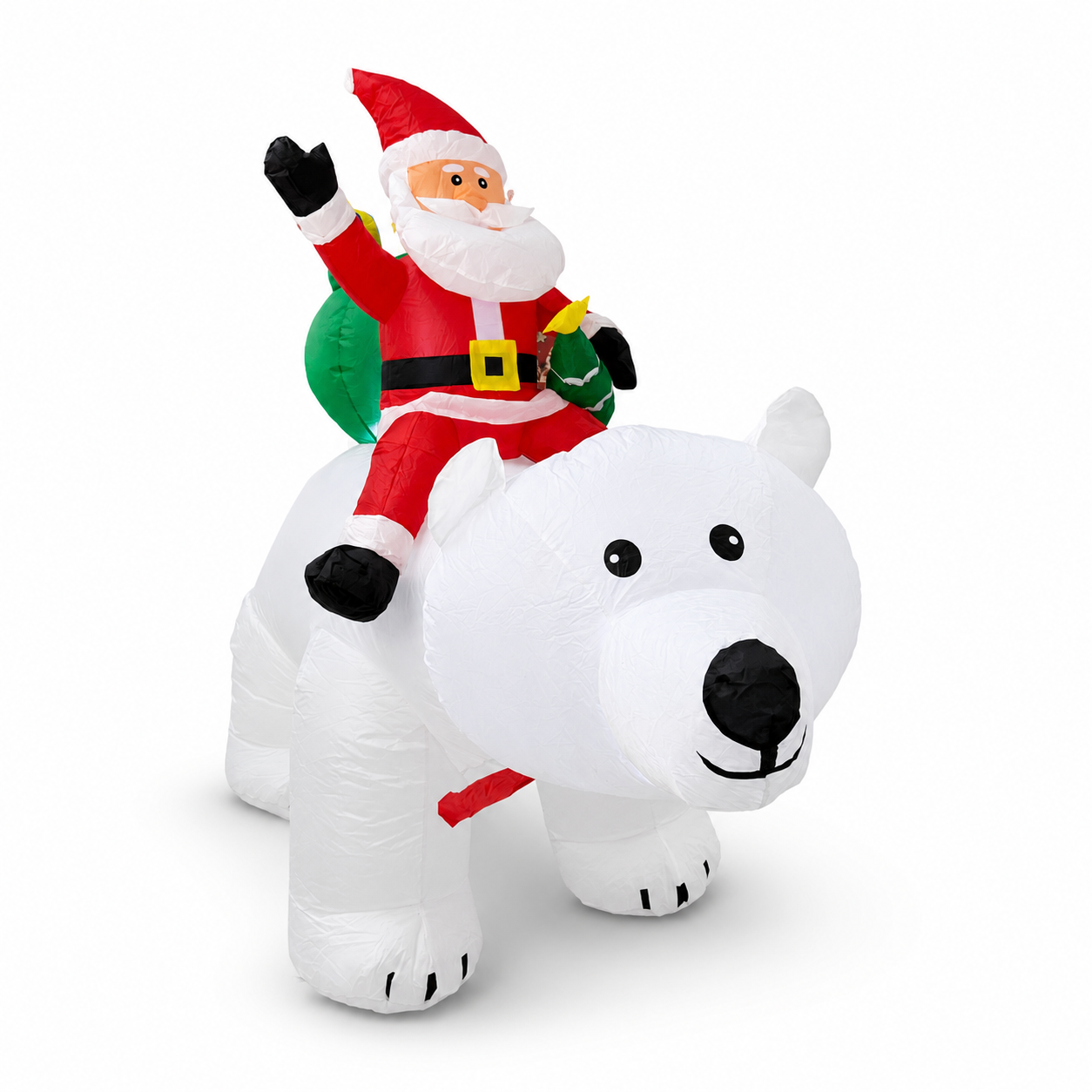 OSO CON SANTA INFLABLE C/MOVIMIENTO C/8