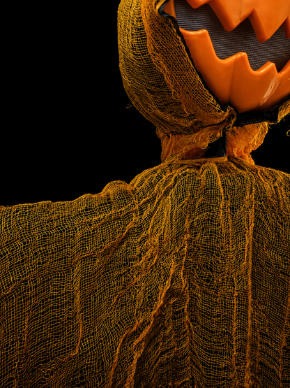 CALABAZA ANIMATRONICA CON MOVIMIENTO SPOKY HALLOWEEN  - Adorno Halloween 1.2 m