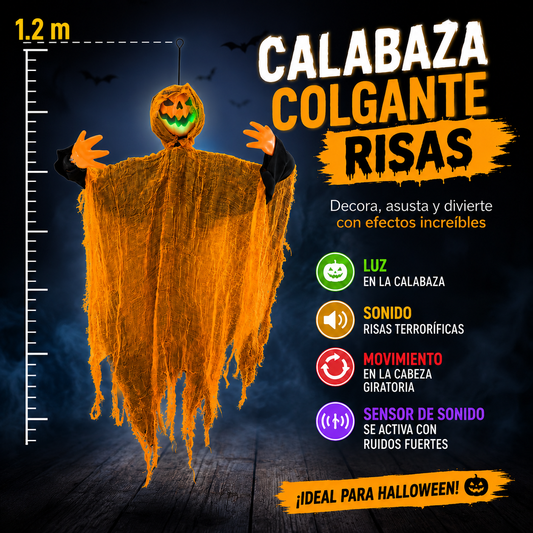 CALABAZA MOVIMIENTO SPOKY HALLOWEEN