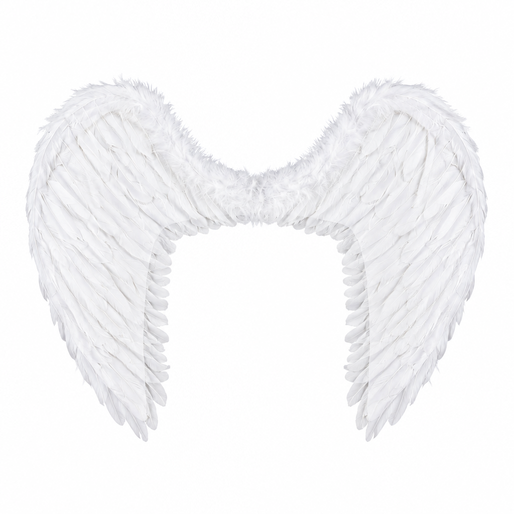 Pack de 12 - Alas de ángel 80 cm, ideal para disfraz de Halloween