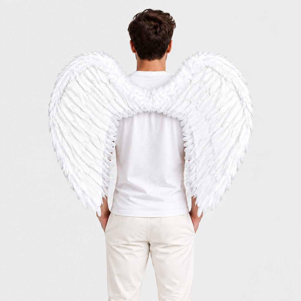 Alas de ángel 80 cm, ideal para disfraz de Halloween