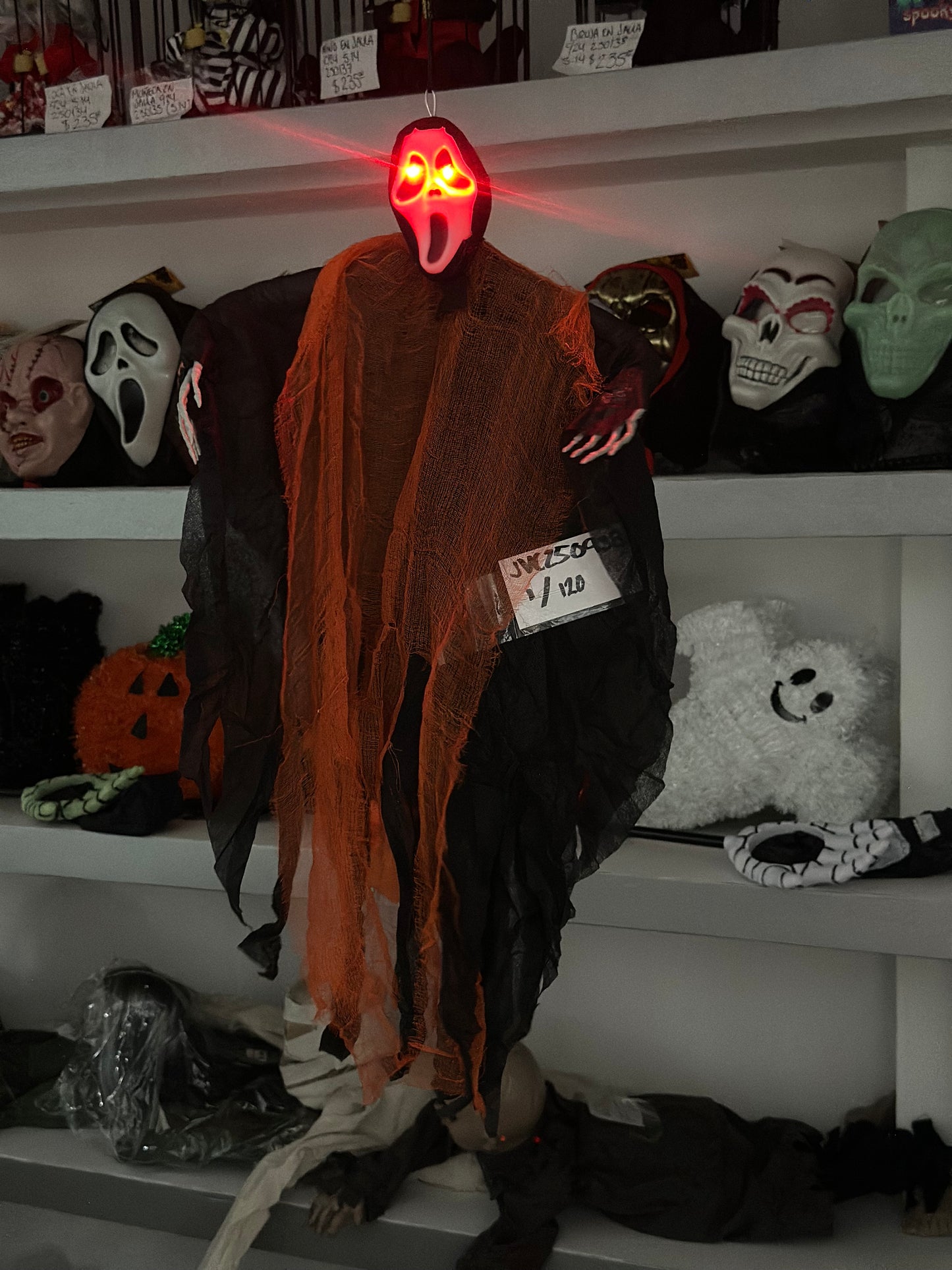 FANTASMA NEGRO CH C/LUZ INTEGRADA C/120PZ 2