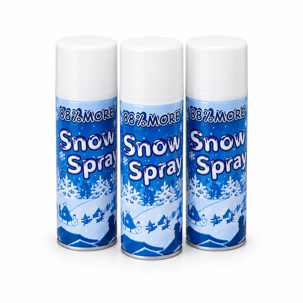 Pack de 3 - Spry navideño 250ml | Aerosol Nieve Artificial