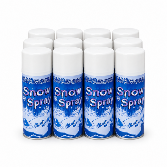 Pack de 12 - Spry navideño 250ml | Aerosol Nieve Artificial