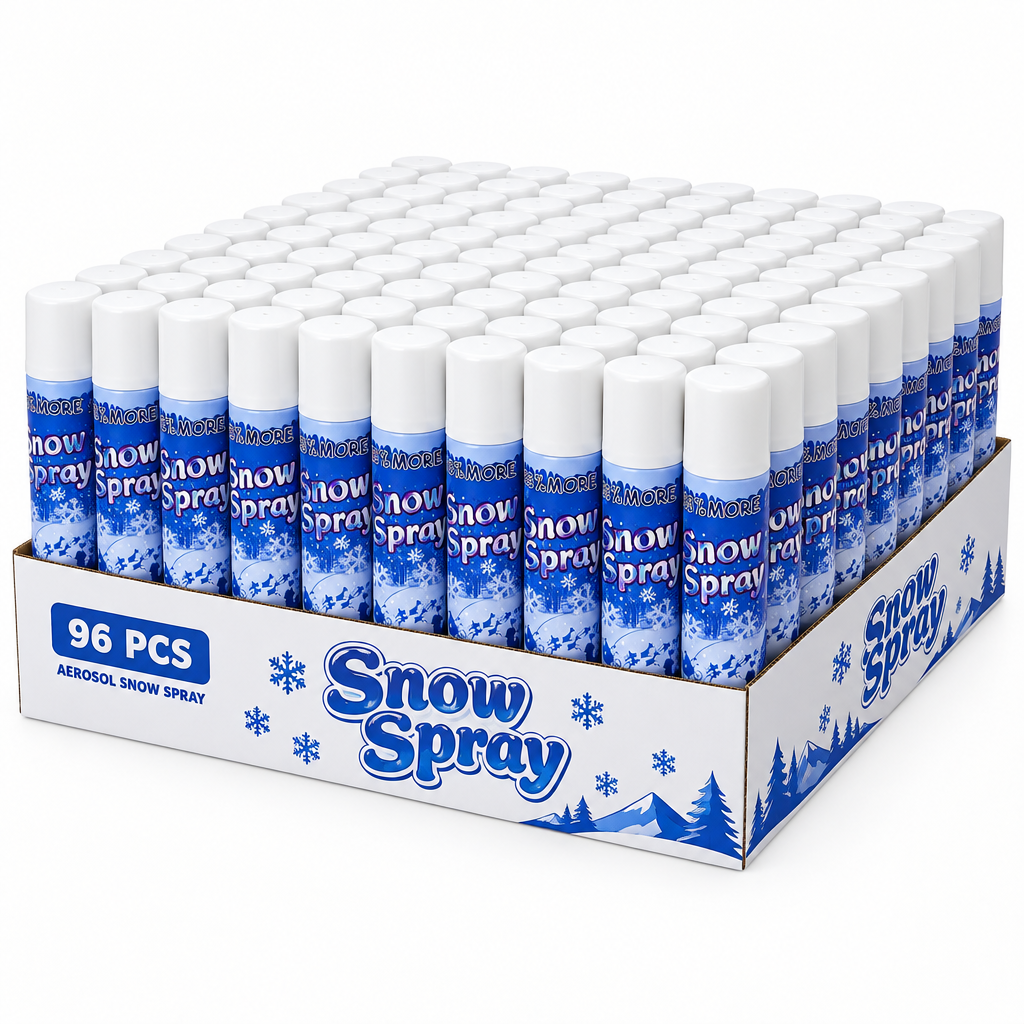 Pack de 96 - Spry navideño 250ml | Aerosol Nieve Mayoreo