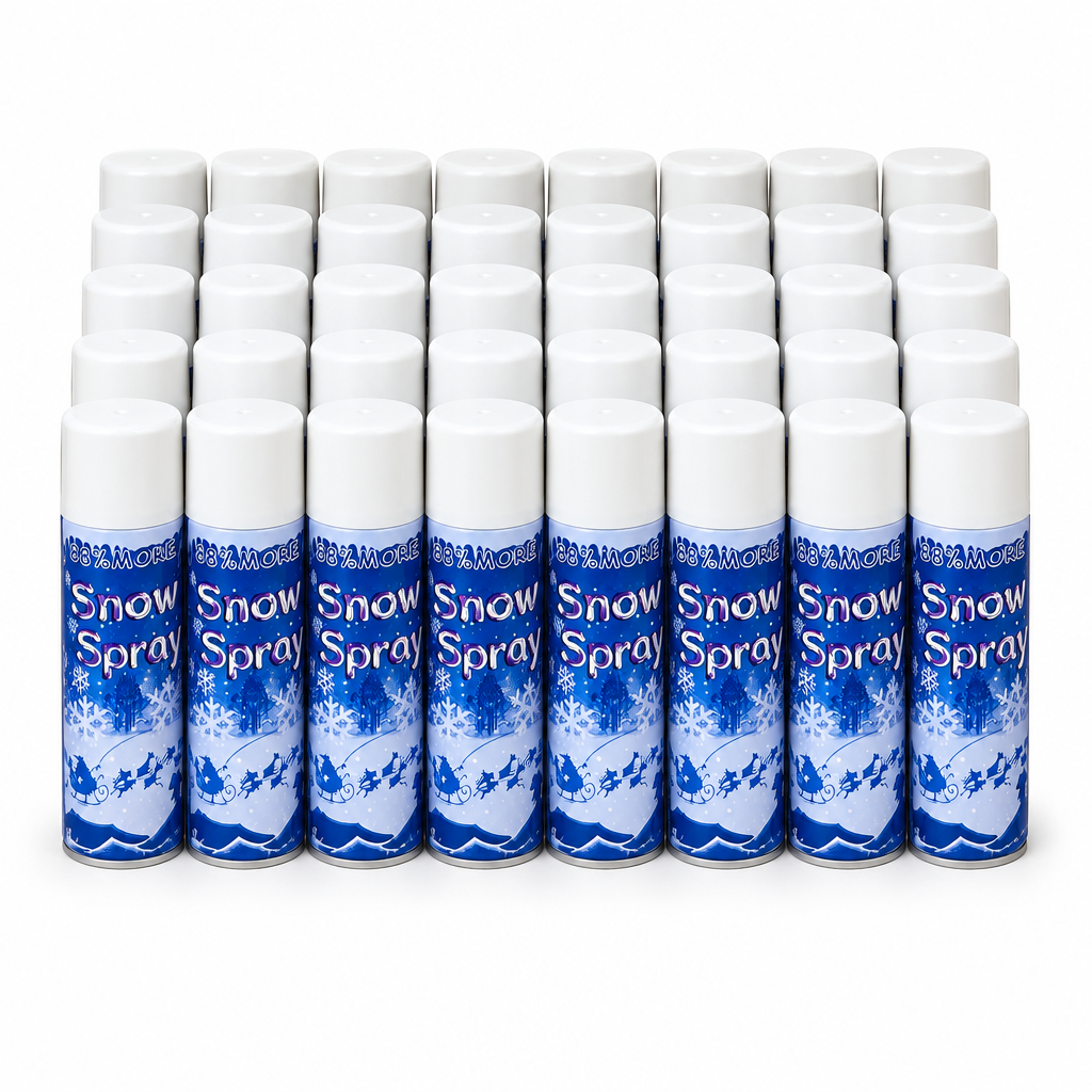 Pack de 48 - Spry navideño 250ml | Aerosol Nieve Mayoreo