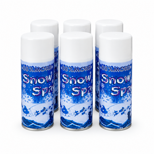 Pack de 6 - Spry navideño 250ml | Aerosol Nieve Artificial