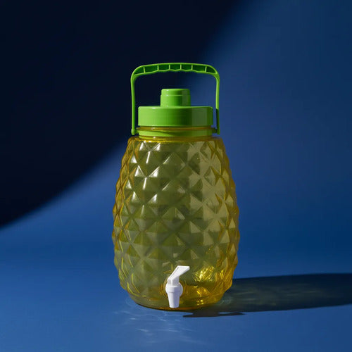 Vitrolero Dispensador De Bebidas De 15 Litros Con Llave Amarillo