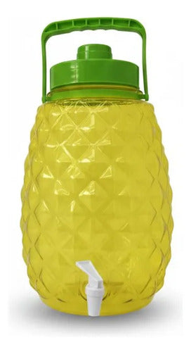 Vitrolero Dispensador De Bebidas De 15 Litros Con Llave Amarillo
