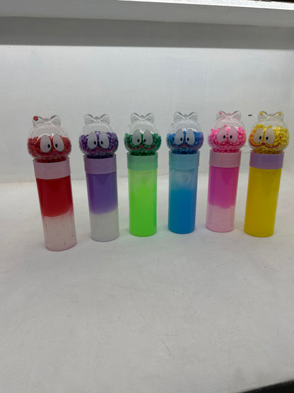 Pack de 6 Slimes, Crystal Mud Cat, Colores surtidos