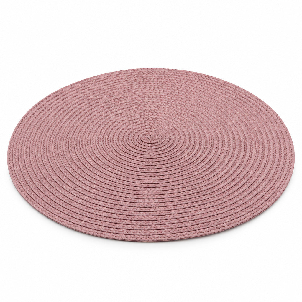 Pack de 4 surtido - Mantel individual redondo de plástico, 37 cm 4