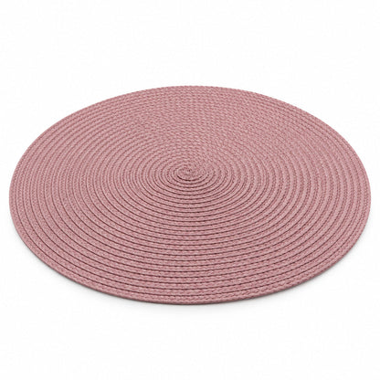 Pack de 4 surtido - Mantel individual redondo de plástico, 37 cm 4