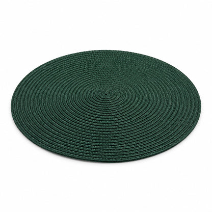 Mantel individual redondo de plástico, 37 cm