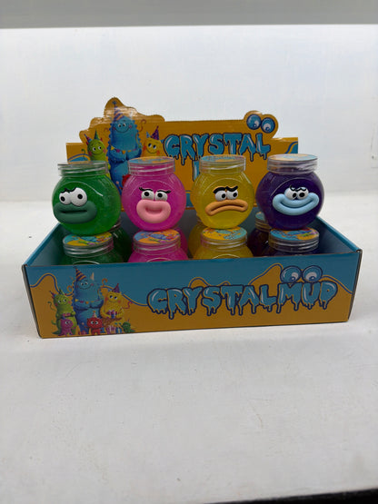 12 Pack Slimes, Crystal Mud Party, Colores surtidos,