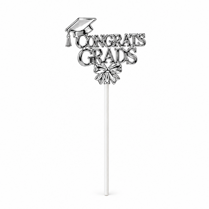 Pack de 6 - Topper para pastel de graduación Congrats Grads 5