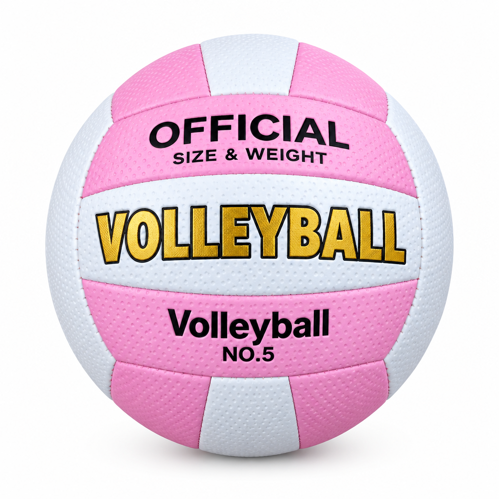 Balón de VOLLEYBALL - Tamaño oficial, Color Rosa