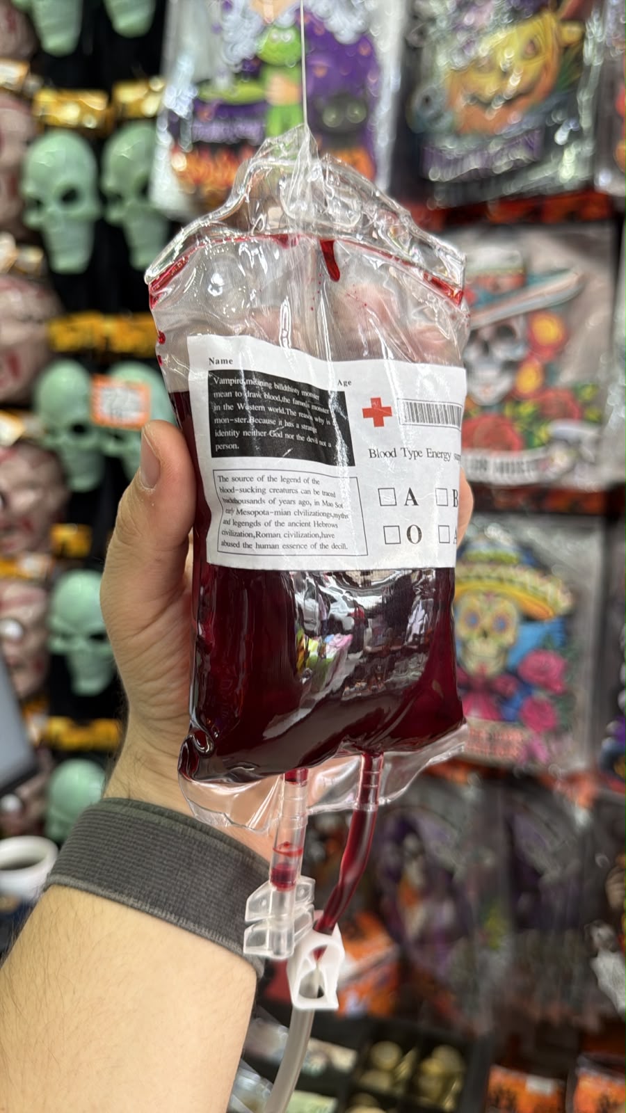 Suero de Sangre Artificial para Halloween 250 ml