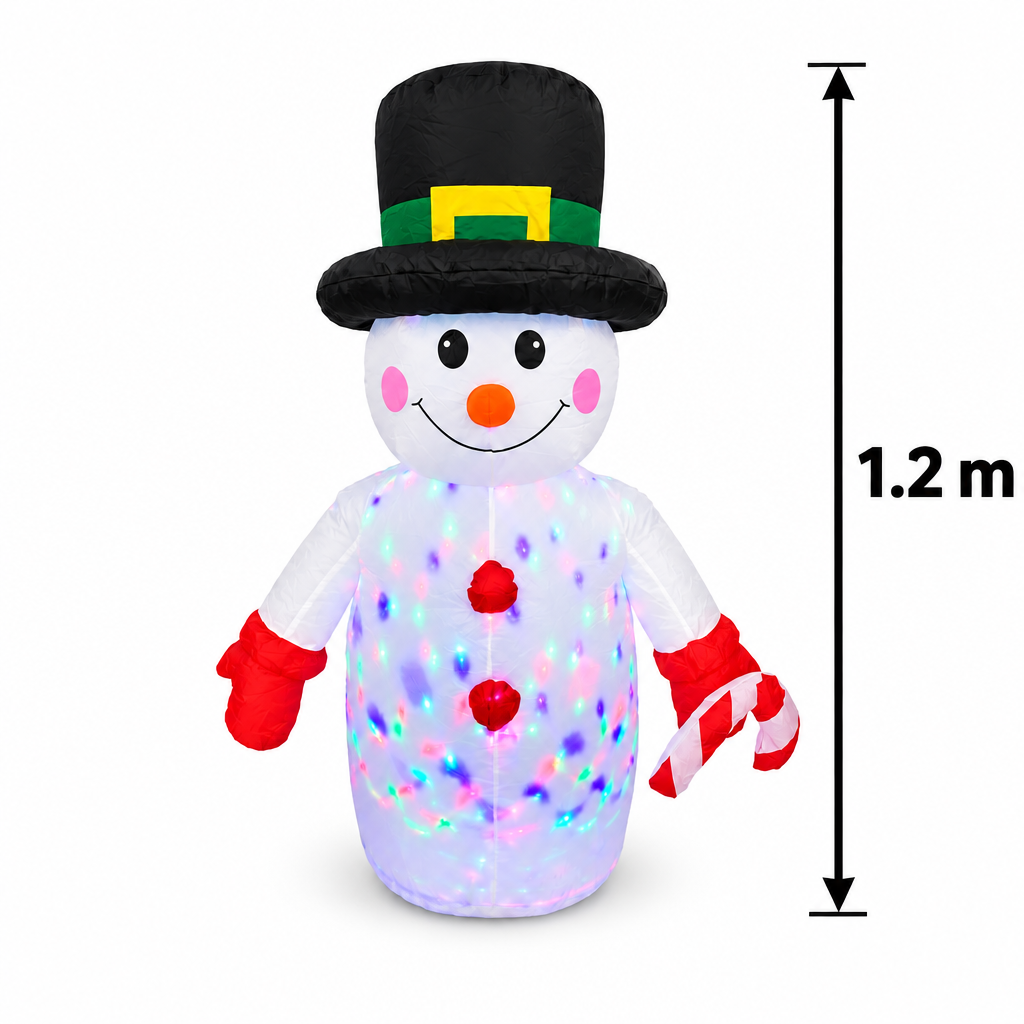 Inflable mono de nieve 1.2m c/luz