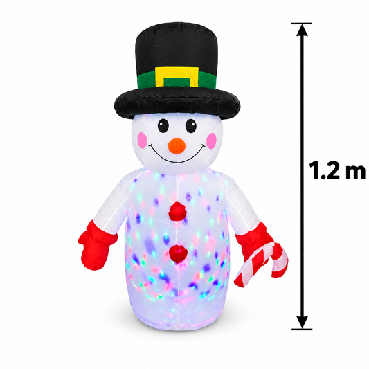 Inflable mono de nieve 1.2m c/luz