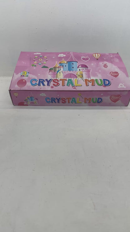 Pack de 6 Slimes, Crystal Mud Cat, Colores surtidos