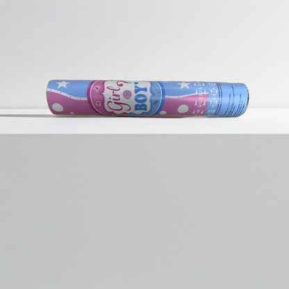 Pack de 6 - Lanzador de confeti de género, 30 cm, versión polvo 5